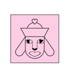 Hat dog sticker (Hat Friends)（個別スタンプ：19）