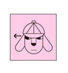 Hat dog sticker (Hat Friends)（個別スタンプ：31）