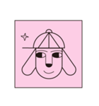 Hat dog sticker (Hat Friends)（個別スタンプ：32）