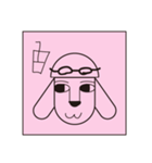 Hat dog sticker (Hat Friends)（個別スタンプ：37）