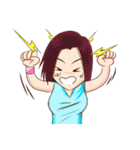 Let's play Badminton (ENG)（個別スタンプ：36）