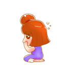 Cartoon lady use in all zone（個別スタンプ：12）