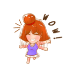 Cartoon lady use in all zone（個別スタンプ：16）