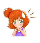 Cartoon lady use in all zone（個別スタンプ：33）