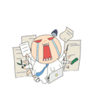 Employee Mushroom Head（個別スタンプ：33）