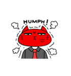 Bossy bussiness cat（個別スタンプ：7）