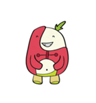 Cute Radish Sticker Set（個別スタンプ：3）