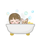 ひなちゃんとポチくん（個別スタンプ：24）