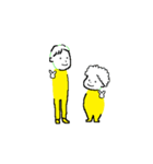 黄身兄弟。（個別スタンプ：8）