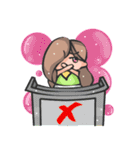 opposite sister and brother（個別スタンプ：25）