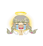 丸メガネちゃんとネコ（個別スタンプ：36）