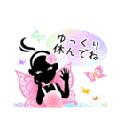 妖精とお花のさりげなく上品なスタンプ（個別スタンプ：3）