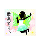 妖精とお花のさりげなく上品なスタンプ（個別スタンプ：11）
