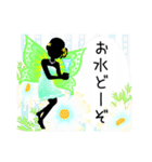 妖精とお花のさりげなく上品なスタンプ（個別スタンプ：12）