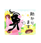 妖精とお花のさりげなく上品なスタンプ（個別スタンプ：25）