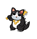 Daily lives of GuzillaMeow（個別スタンプ：40）