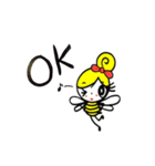 honey bee girl（個別スタンプ：1）