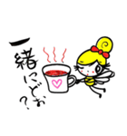 honey bee girl（個別スタンプ：37）