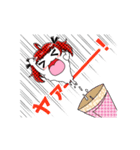 クレープキャラのストロベリークリーム（個別スタンプ：6）