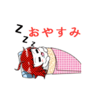 クレープキャラのストロベリークリーム（個別スタンプ：14）