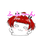 クレープキャラのストロベリークリーム（個別スタンプ：34）