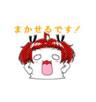 クレープキャラのストロベリークリーム（個別スタンプ：38）