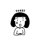 The Short bangs girl（個別スタンプ：32）