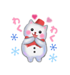雪だるまネコさん 2（個別スタンプ：22）