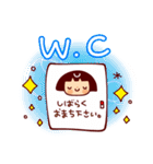 おかっぱちゃん～使える日常会話～（個別スタンプ：10）