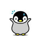 動く可愛い子ペンギン（個別スタンプ：19）