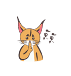 caracal cats（個別スタンプ：25）