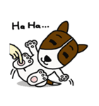 The bull terrier, Jen's diary（個別スタンプ：10）