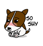 The bull terrier, Jen's diary（個別スタンプ：30）