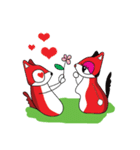 Dog Fox Love（個別スタンプ：33）