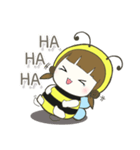 Haru little bee（個別スタンプ：8）