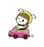 Haru little bee（個別スタンプ：34）