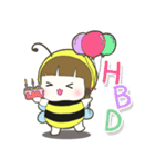 Haru little bee（個別スタンプ：38）