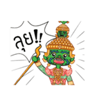 Ramakien Character: Phra Nang Yak Ling（個別スタンプ：23）