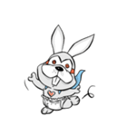 Baby Rabbit Superhero（個別スタンプ：4）