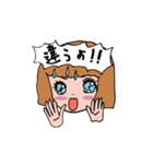 かわいい女の子達（個別スタンプ：21）