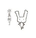 white-white rabbit（個別スタンプ：7）