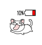 眉毛のあるねこ（個別スタンプ：35）