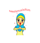 Zahara_Cute Hijab（個別スタンプ：13）