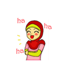 Zahara_Cute Hijab（個別スタンプ：22）