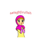 Zahara_Cute Hijab（個別スタンプ：28）