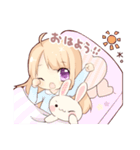 ♡。女の子と小動物日常スタンプ（個別スタンプ：39）