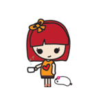 LucyChan and Momo（個別スタンプ：6）