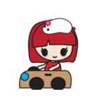 LucyChan and Momo（個別スタンプ：7）