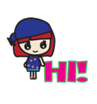 LucyChan and Momo（個別スタンプ：11）