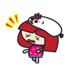 LucyChan and Momo（個別スタンプ：15）